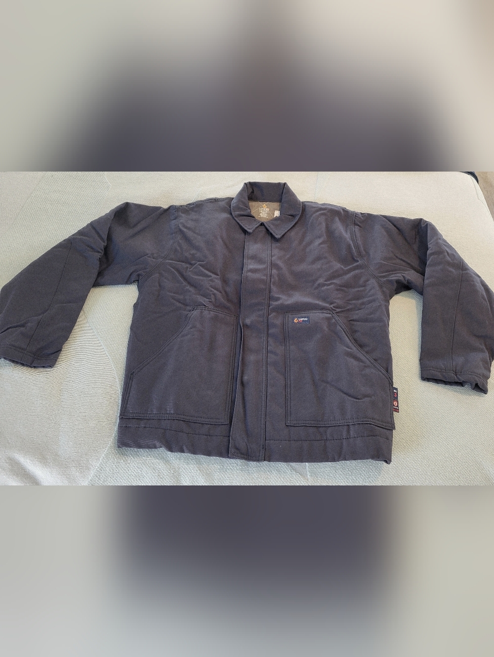 Lapco FR Flame Resistant Jacket HRC 3 NFPA 2112 Navy Workwear